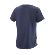 Wilson Tennis-Shirt V-Neck Team II navyblau Damen